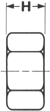 Heavy hex Nut Profile
