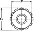 "K" Lock Nut (TOP)