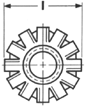 "K" Lock Nut (WASHER FACE)