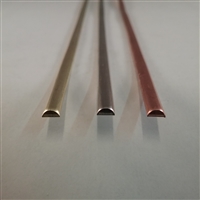 COPPER HALF ROUND WIRE        .160 X .080 SOFT